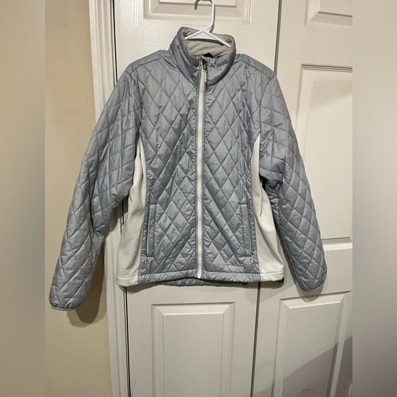 Marmot Women's Light Gray Quilted Puffer Jacket - Picture 2 of 7